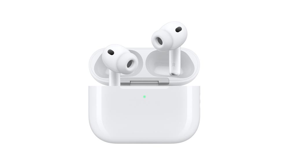 Apple AirPods Pro 3 earbuds and charging case